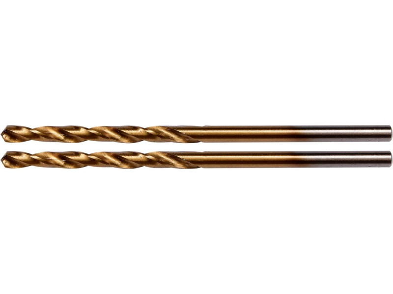 Свердло по металу HSS-TiN 3,0 мм YATO YT-44635, DIN 338, 2 шт