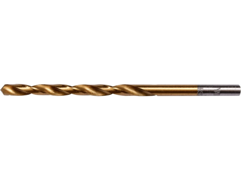 Свердло по металу HSS-TiN 4 мм YATO YT-44640, DIN 338, 75 мм