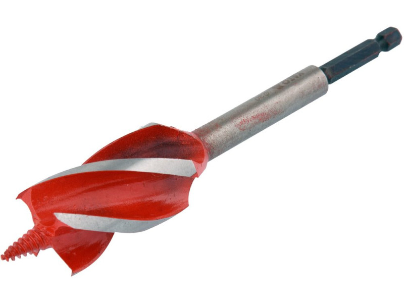 Сверло по дереву 30×165 мм YATO YT-44689, 4 кромки, HEX 1/4"