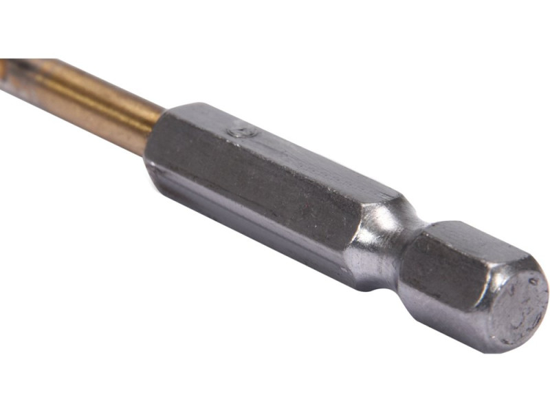 Свердло по металу HSS-TiN 4 мм HEX 1/4" YATO YT-44757, DIN 338, 95 мм