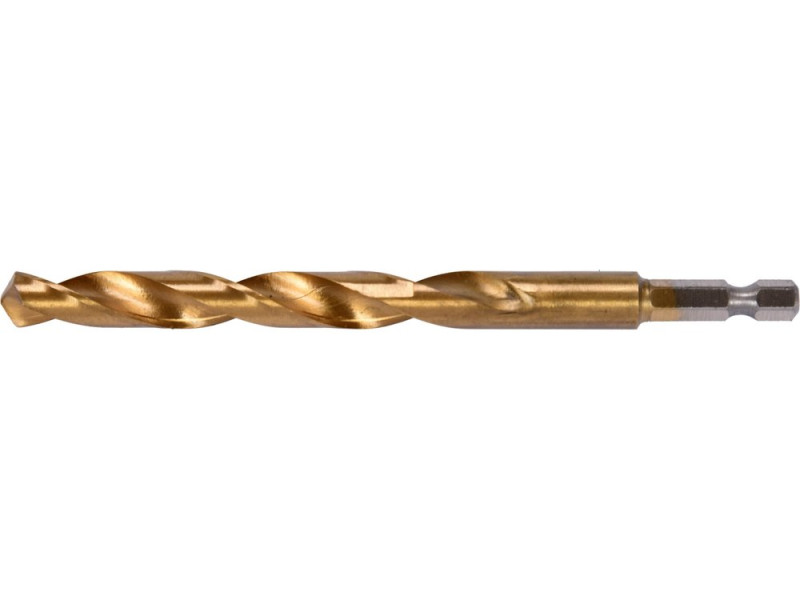 Свердло по металу HSS-TiN 10,0 мм YATO YT-44772, DIN 338, HEX 1/4"