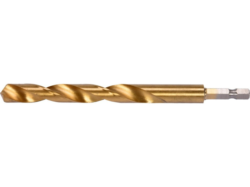 Свердло по металу HSS-TiN 11 мм HEX 1/4" YATO YT-44773, DIN 338, 142 мм