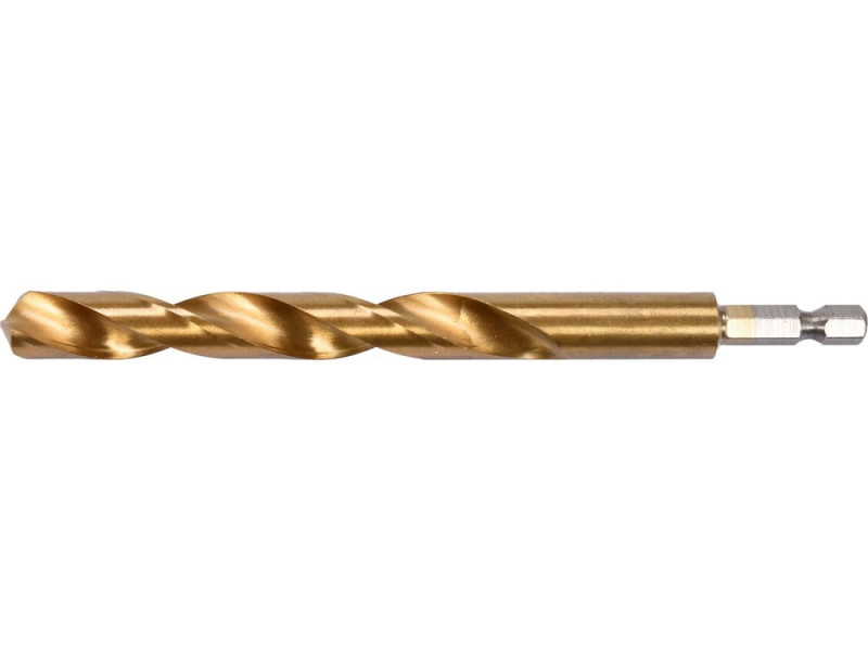 Свердло по металу HSS-TiN 12 мм HEX 1/4" YATO YT-44774, DIN 338, 151 мм
