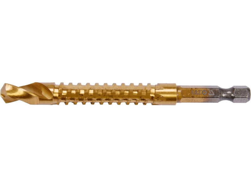 Свердло по металу HSS-TiN 9,0 мм YATO YT-44827, хвостовик HEX 1/4"