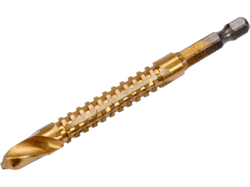 Свердло по металу HSS-TiN 9,0 мм YATO YT-44827, хвостовик HEX 1/4"