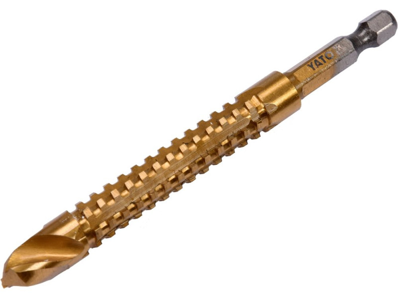 Свердло по металу HSS-TiN 10,0 мм YATO YT-44828, хвостовик HEX 1/4"