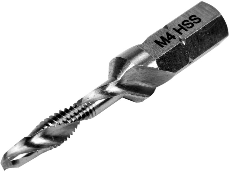 Свердло-мітчик M4 HEX YATO YT-44841, HSS M2