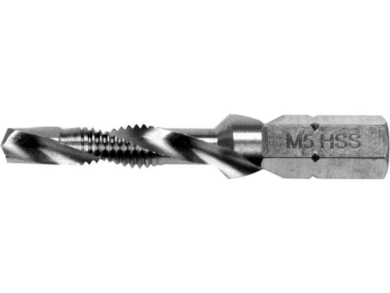Свердло-мітчик M5 HEX YATO YT-44842, HSS M2