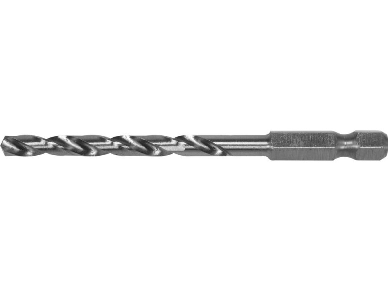 Свердло по металу HSS 6542 4,8 мм HEX 1/4" YATO YT-44869, DIN 338, 135°