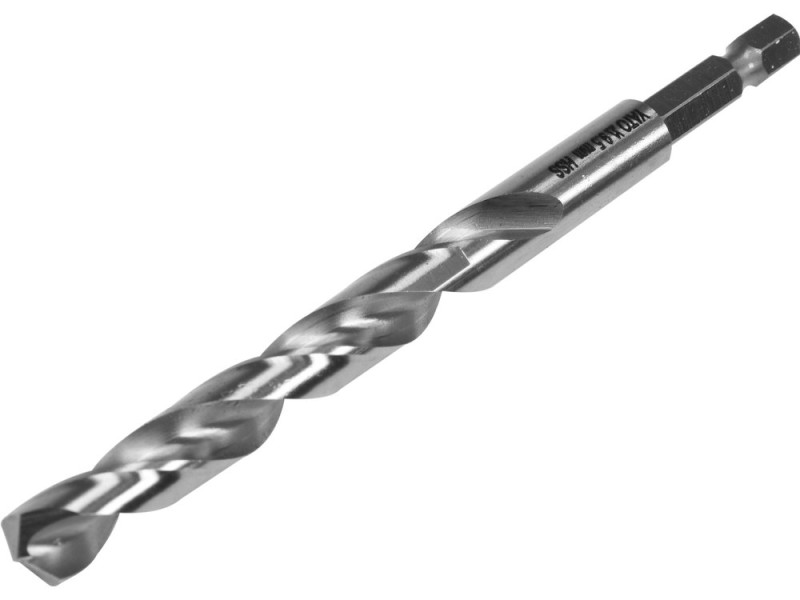 Свердло по металу HSS 9,5 мм HEX 1/4" YATO YT-44879, DIN 338, 125 мм