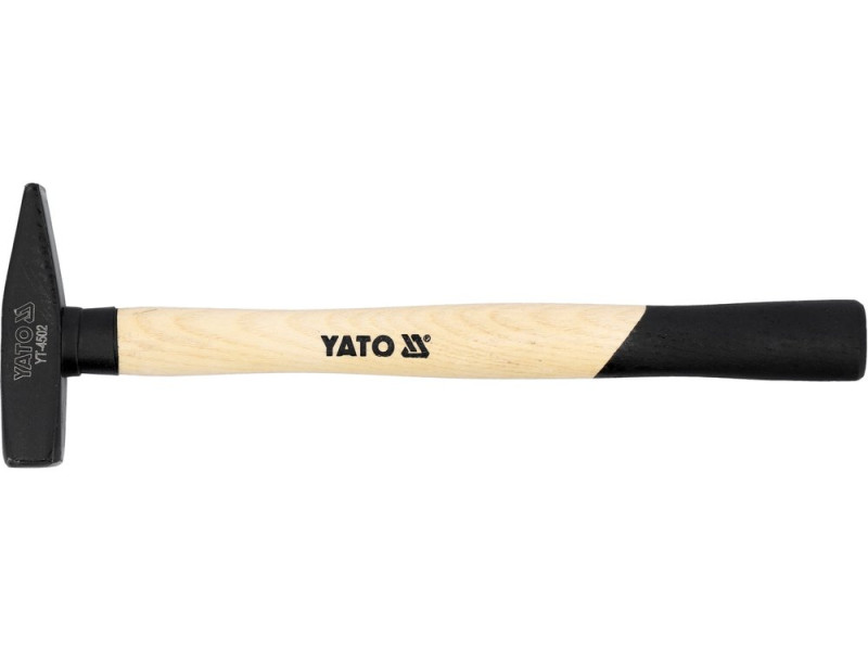 Молоток слесарный на деревянной рукоятке YATO YT-4502, 200 г, DIN 1041