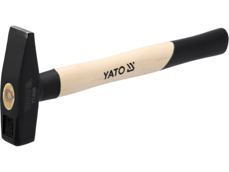 Молоток слюсарний на дерев’яному руків’ї YATO YT-4505, 500 г, DIN 1041