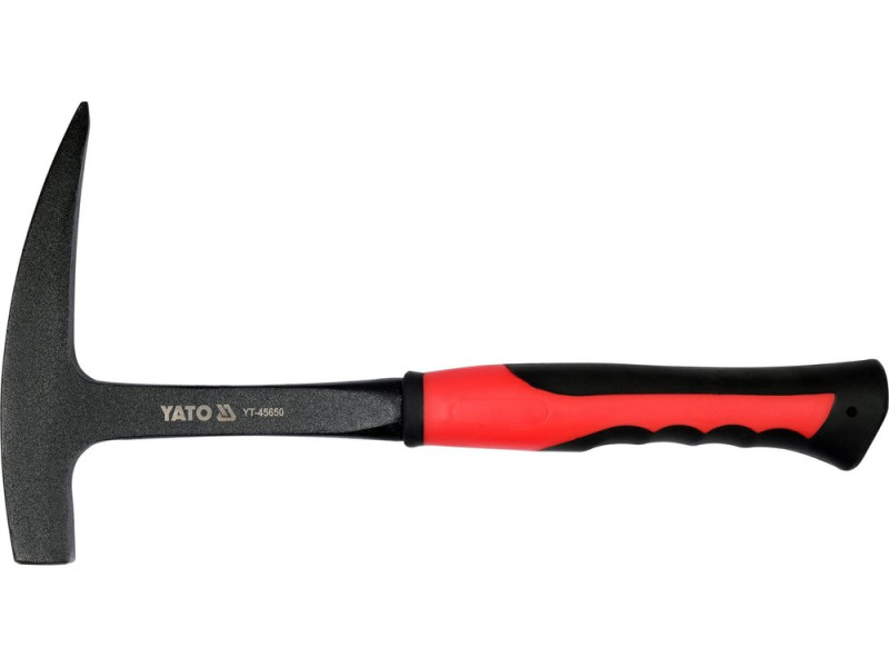 Молоток геологический с острой пикой YATO m=1 кг, l=345 мм, обух-180 мм (YT-45650)