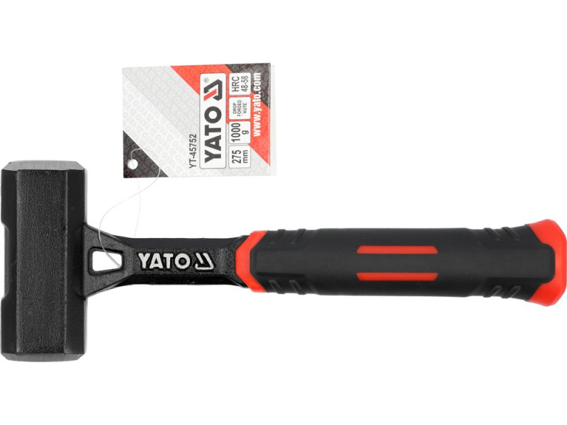 Кувалда стальная монолитная YATO m=1000 г (YT-45752)