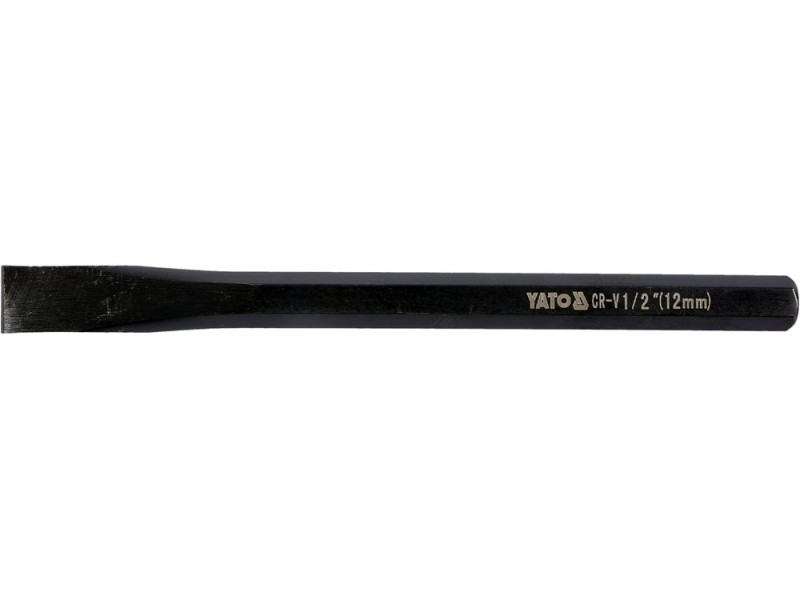 Зубило плоске 12,5x152 мм YATO YT-47148, CrV 6150