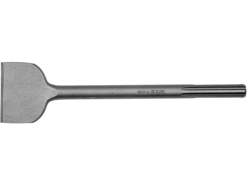 Долото широкое SDS-Max 75 мм YATO YT-47335, длина 300 мм