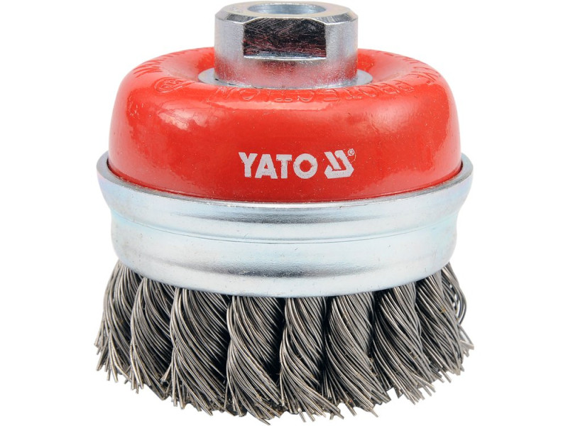 Щітка торцева YATO YT-4768, M14, 75 мм, нержавіюча сталь