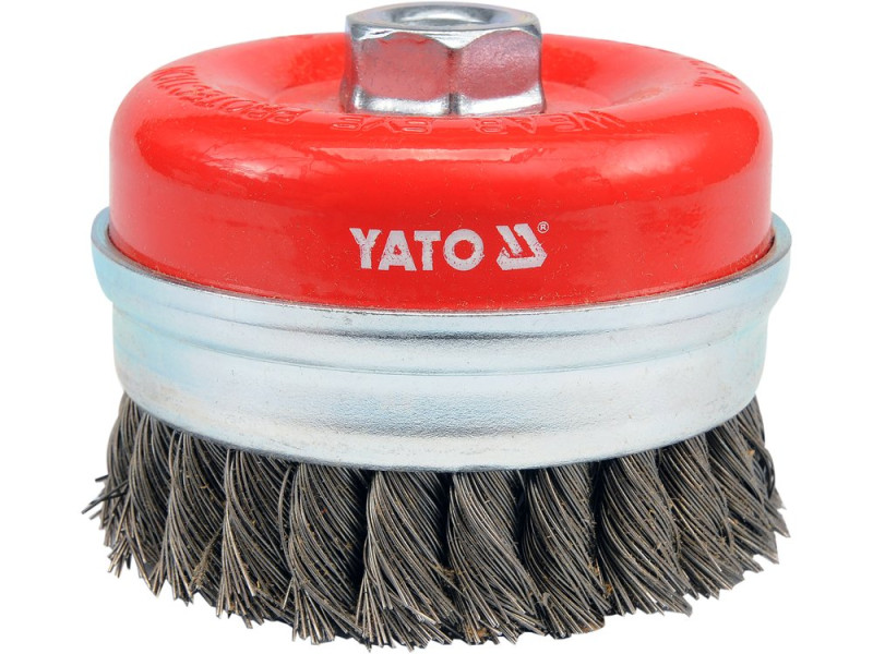 Щітка торцева YATO YT-4769, M14, 100 мм, плетений дріт