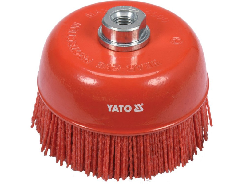 Щітка торцева нейлонова YATO YT-47787, M14, 125 мм