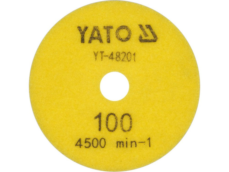 Круг алмазний полірувальний 100 мм D100 YATO YT-48201, для граніту