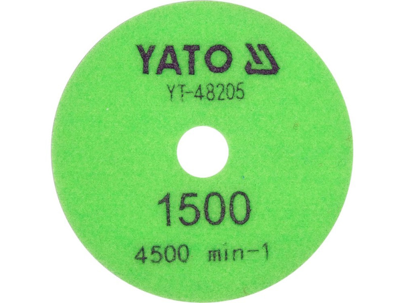 Круг алмазний полірувальний 100 мм D1500 YATO YT-48205, для граніту