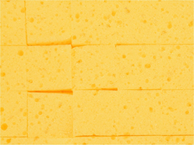 Пластиковая терка с губкой h= 40 мм YATO: 270 x 130 мм, для смыва керамической плитки (YT-51903)