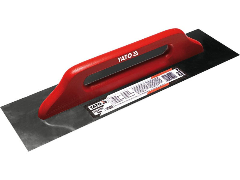 Терка гладилка YATO : L= 480x130 мм. нержавіюча (YT-5209)