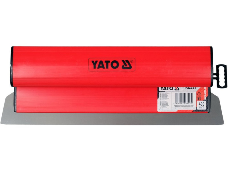 Шпатель для финишной шпаклевки с ПВХ ручкой YATO, 400 мм, с сменным лезвием (YT-52221)