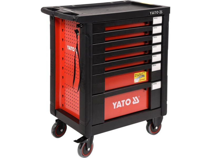 Тумба інструментальна з набором YATO YT-55290, 211 предметів, 7 шухляд