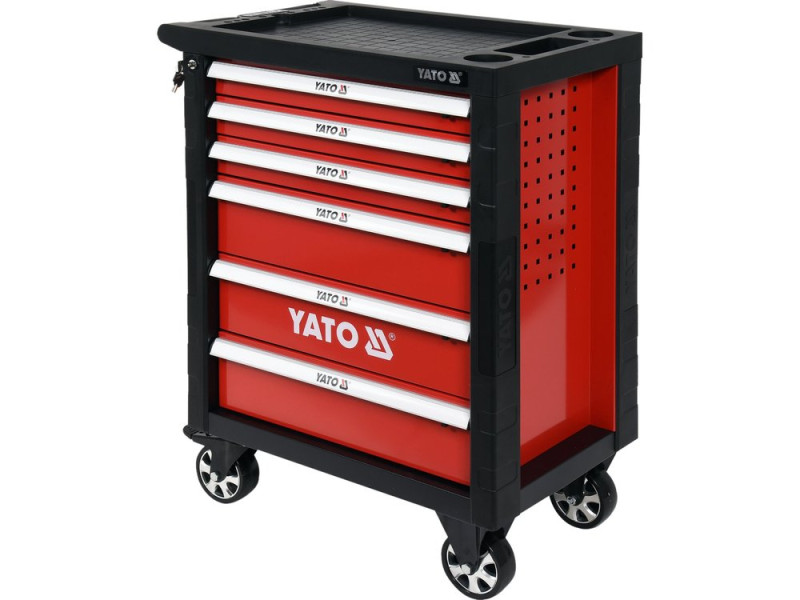 Тумба інструментальна з набором YATO YT-55300, 177 предметів, 6 шухляд