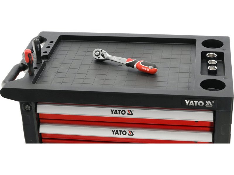 Тумба інструментальна з набором YATO YT-55300, 177 предметів, 6 шухляд