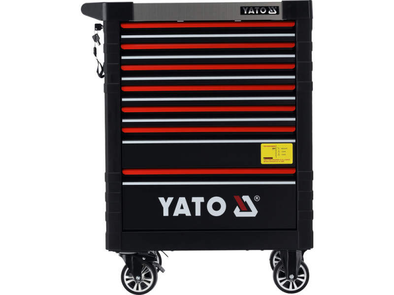 Шафа з інструментами YATO на колесах, 7 шуфляд, 775x 465x 985 мм, набір 190 елем. [1]
