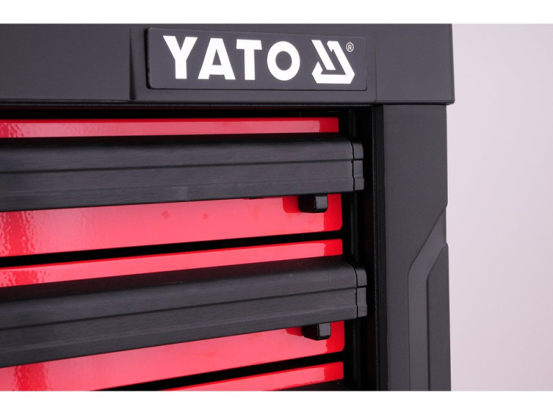 Шафа з інструментами YATO, на колесах, 6 шуфляд, 958x766x465 мм, набір 177 шт. (YT-5530)