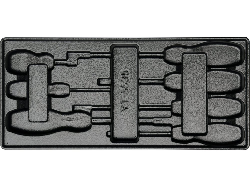 Вкладыш в ящик пустой для набора YT-5535, YATO YT-55351, 385×175×41 мм