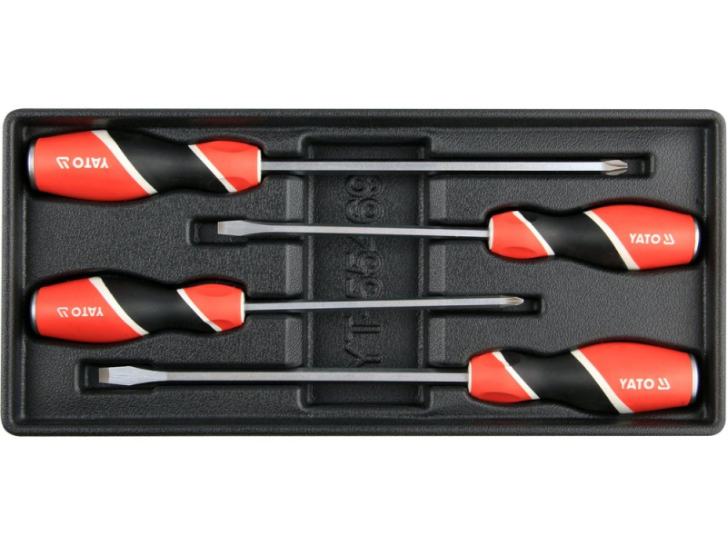 Вклад у шухляду з викрутками ударними, 4 предмети YATO YT-55469