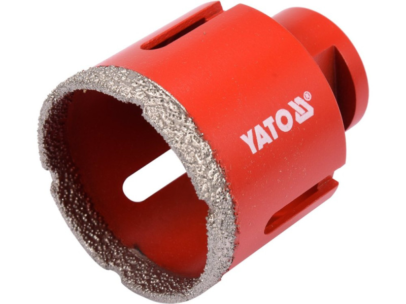 Коронка алмазная по керамограниту 51 мм YATO YT-60446, резьба M14, сухой рез