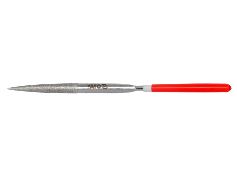 Надфиль алмазный полукруглый YATO YT-6148, 4×160 мм, зерно G150