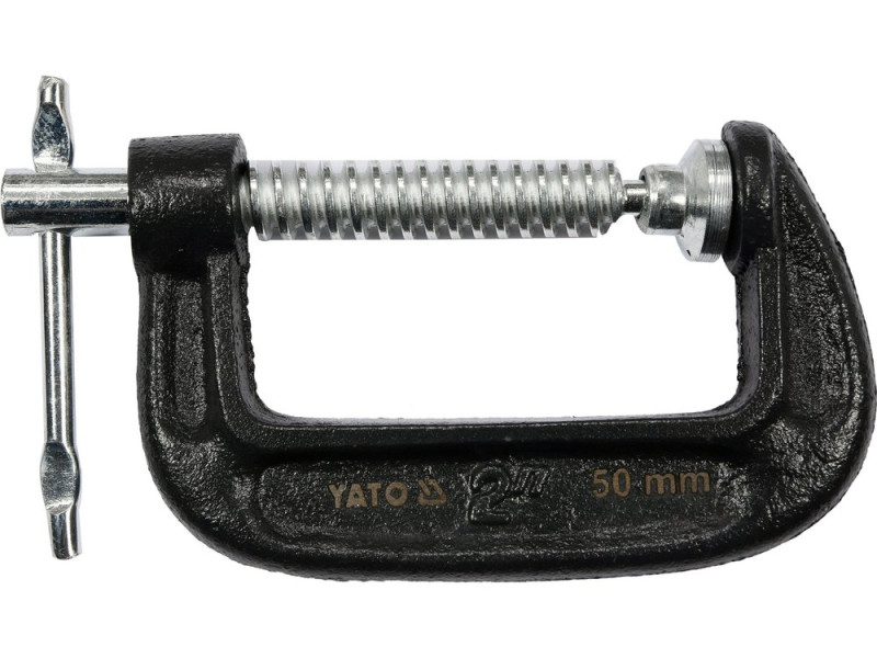 Струбцина C-образная YATO YT-64251, раствор 50 мм (2"), усилие 200 кг