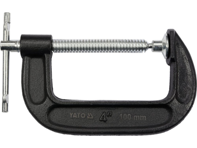 Струбцина C-подібна YATO YT-64253, розхил 100 мм (4"), зусилля 350 кг