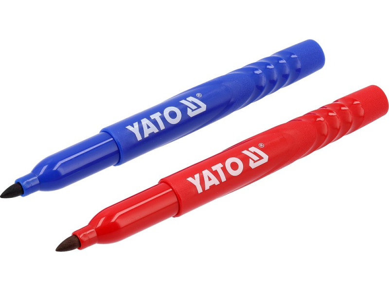 Маркери технічні YATO 2 шт, синій і червоний (YT-69301)
