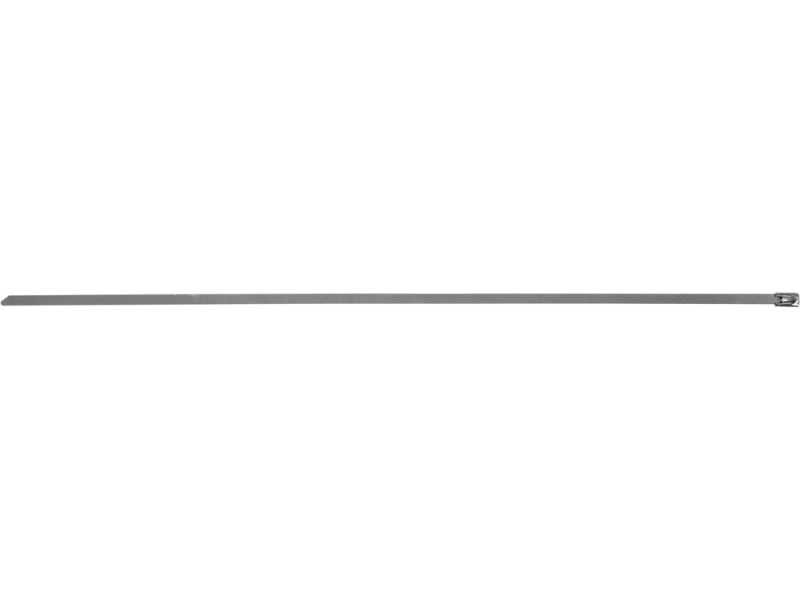 Хомут затискний YATO : смуга- 8 х 550 мм з нержавіючої сталі, пак. 50 шт (YT-70587)