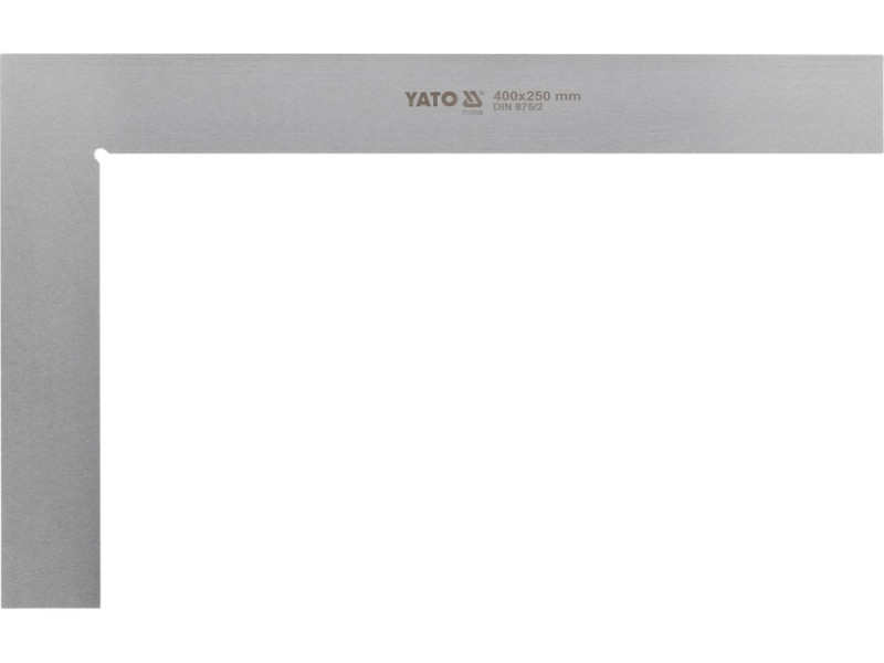 Угольник слесарный плоский 400×250 мм YATO YT-70756