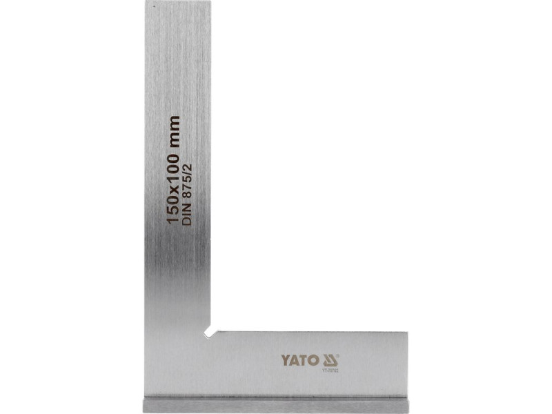 Косинець повірочний з упором 150×100 мм YATO YT-70762