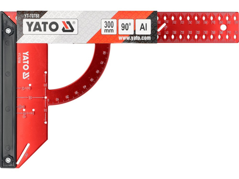 Косинець алюмінієвий YATO YT-70788, 300 мм, 90°