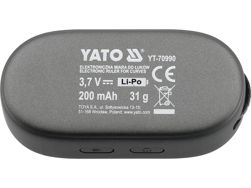 Курвіметр електронний YATO YT-70990, 0,05-99,9 м, точність 0,5%
