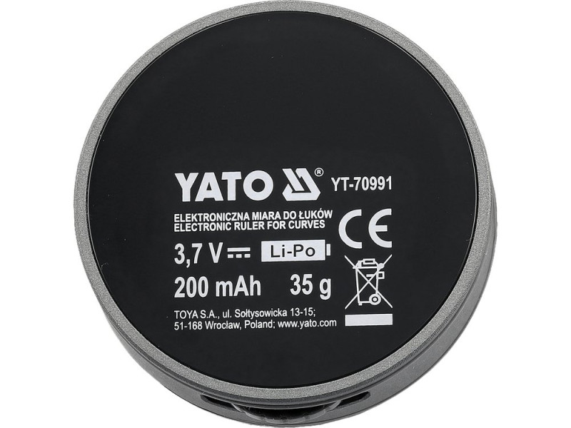 Курвиметр электронный YATO YT-70991, 0-99,9 м, 3 режима