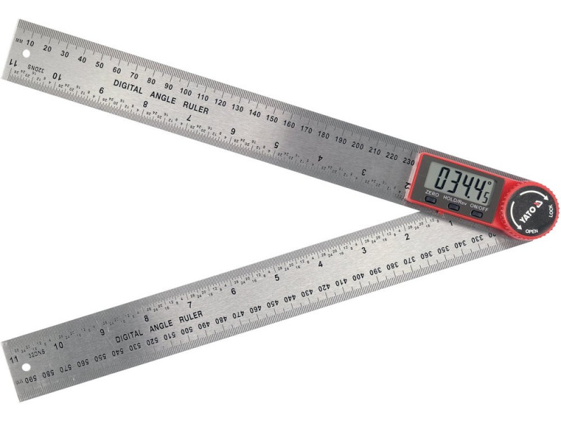 Транспортир електронний YATO YT-71004, 300 мм, 360°, ±0,2°