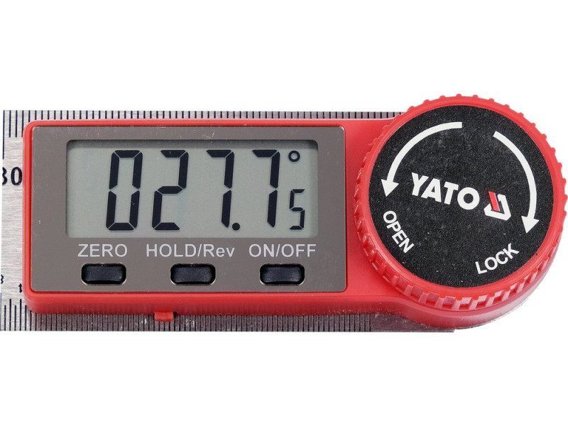 Транспортир електронний YATO YT-71004, 300 мм, 360°, ±0,2°