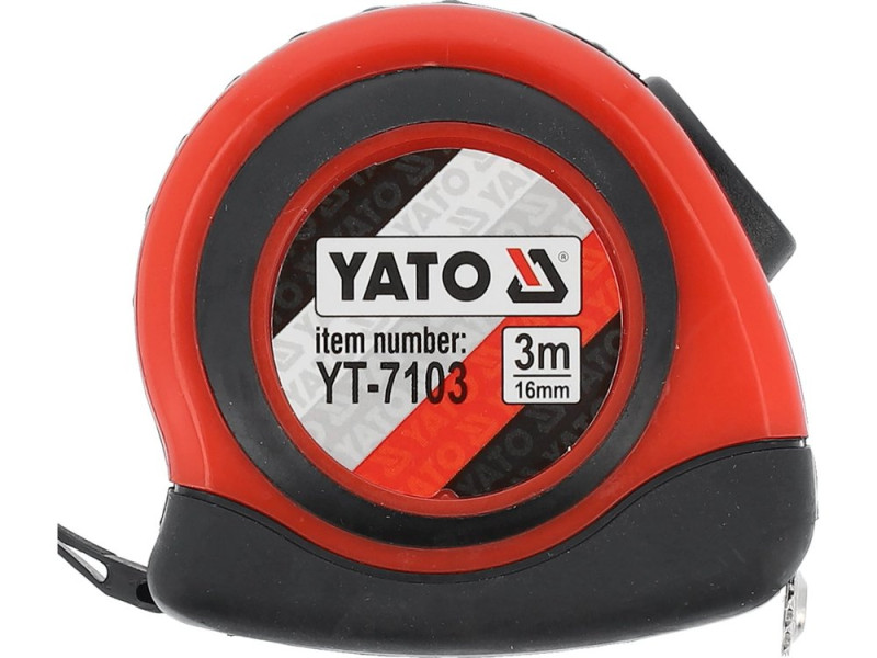 Рулетка измерительная YATO YT-7103, 3 м × 16 мм, магнит