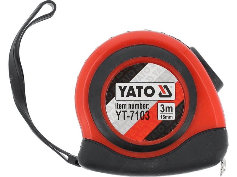 Рулетка измерительная YATO YT-7103, 3 м × 16 мм, магнит